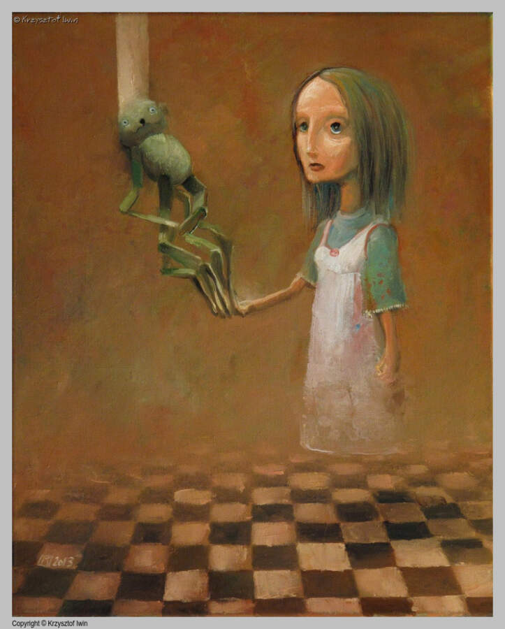 Opuncja - olej na płótnie, 40 x 50 cm, 2013 r.