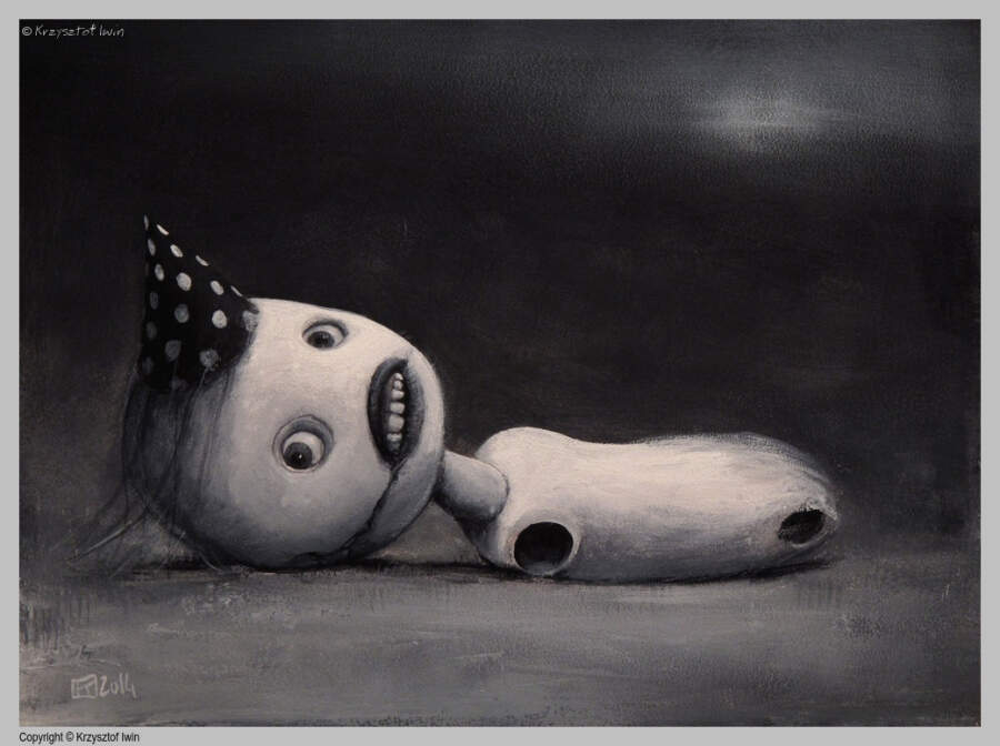 Steffi - akryl na płycie, 40 x 30 cm, 2014 r.