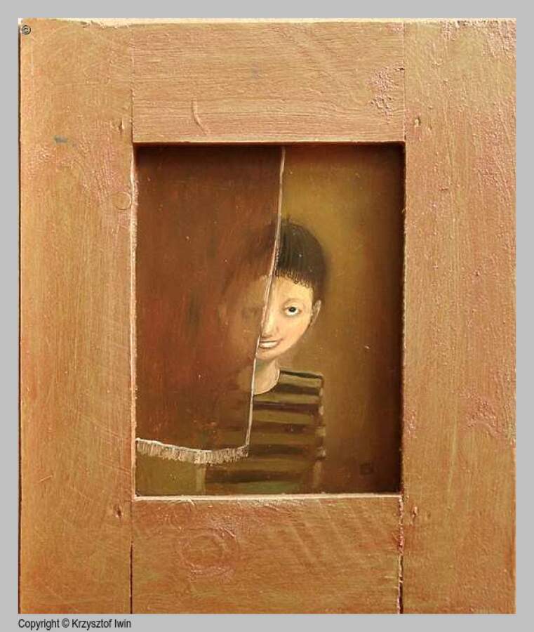 Tiul - olej na płycie, 40 x 50 cm, 2004 r.