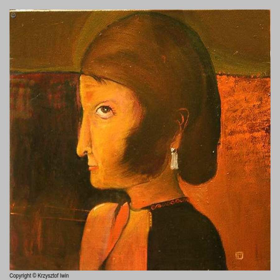 Amphora - olej na płótnie, 40 x 40 cm, 2004 r.