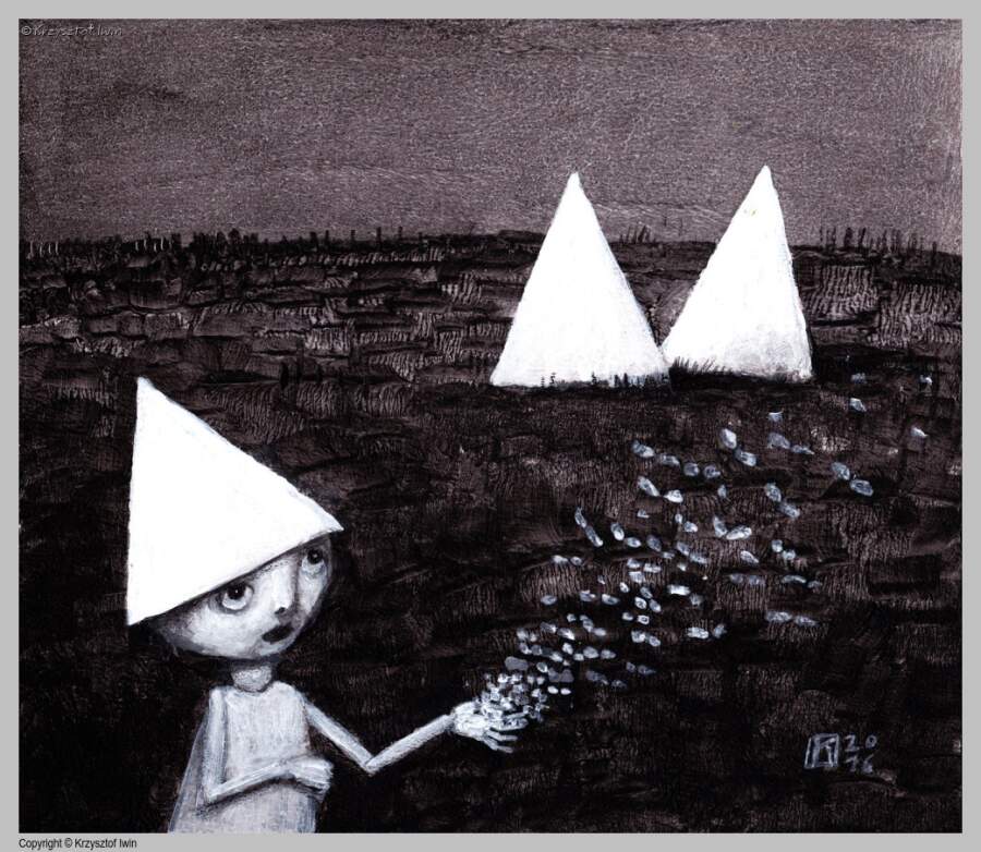 DM - akryl na płycie, 24 x 21 cm, 2016 r.