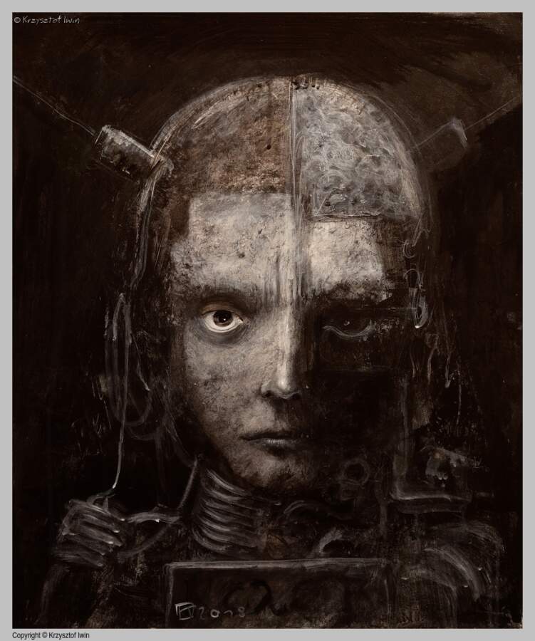 Pirx - akryl na płótnie, 50 x 60 cm, 2018 r.