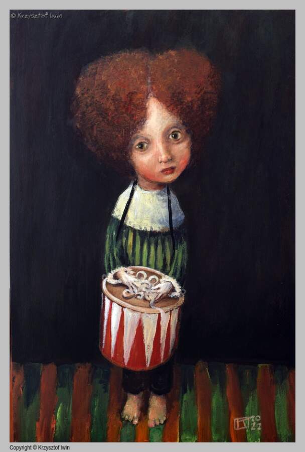 Niemoc - akryl na płycie, 40 x 60 cm, 2022 r.