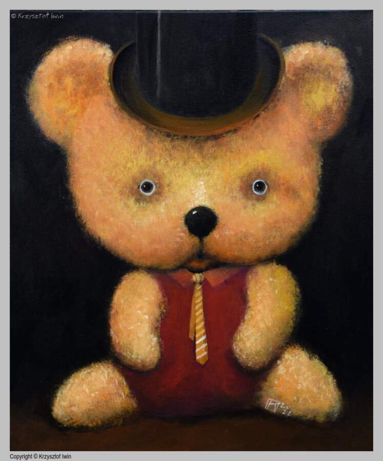 Herman - akryl na płótnie, 50 x 60 cm, 2022 r.