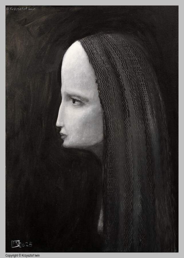 Farida - akryl na płótnie, 50 x 70 cm, 2025 r.