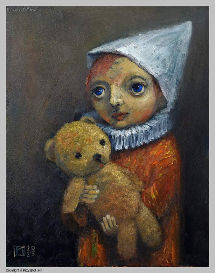 Antonio - olej na płycie, 40 x 50 cm, 2026 r.