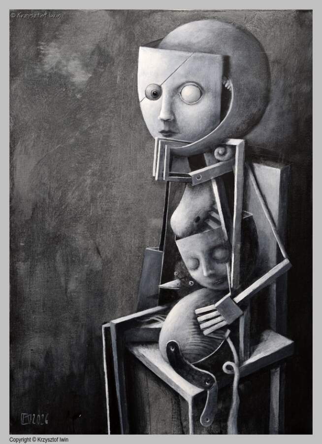 Alma Mater - akryl na płótnie, 50 x 70 cm, 2026 r.