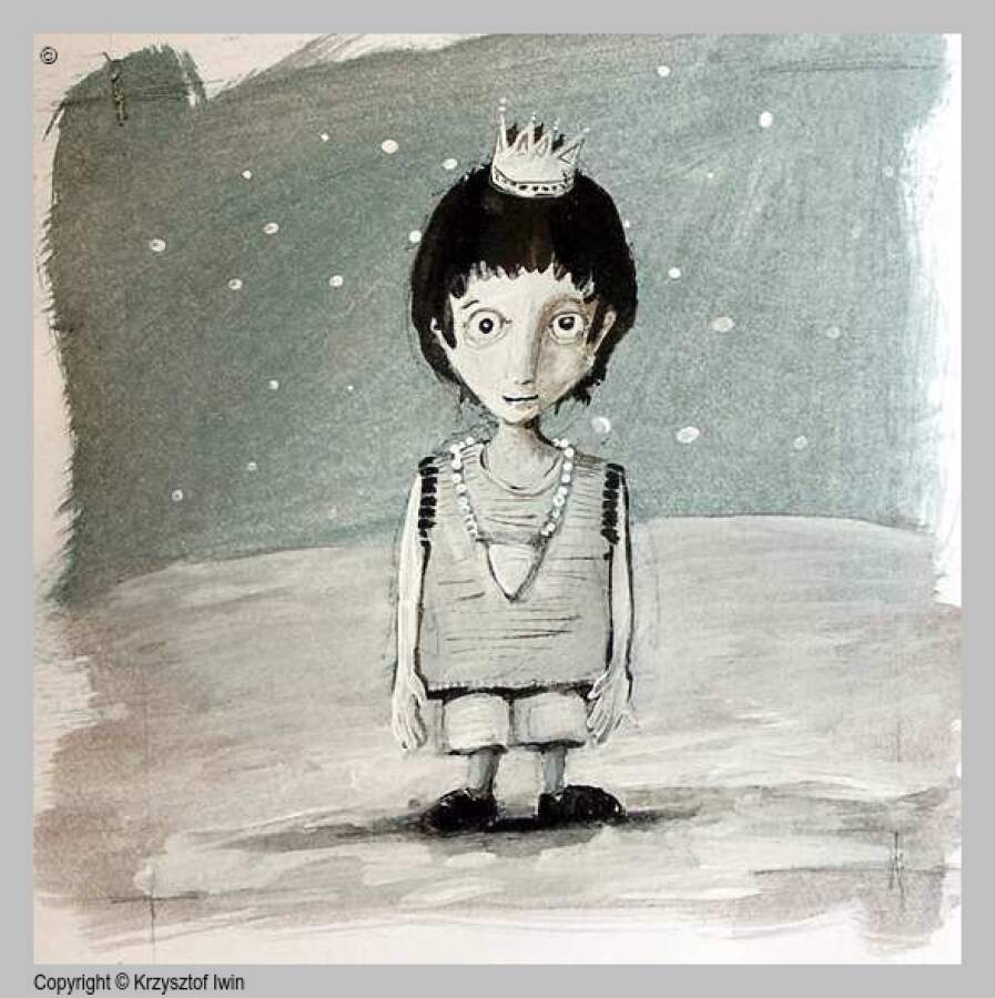 Książę - gwasz i akryl na kartonie, 0 x 0 cm, 2004 r.