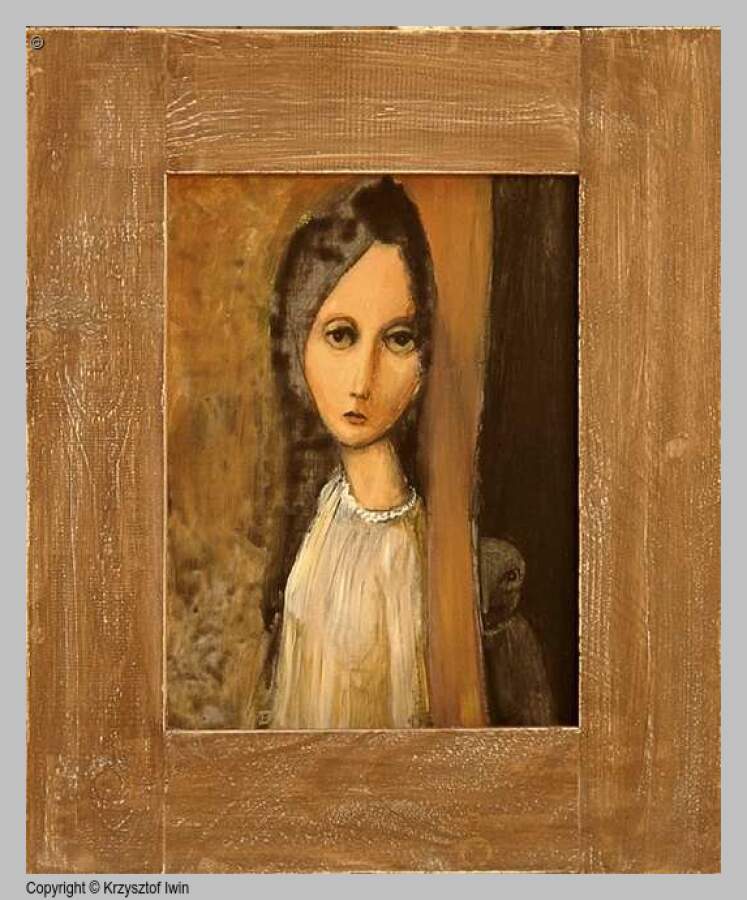 Iwa - akryl na płycie, 49 x 59 cm, 2007 r.