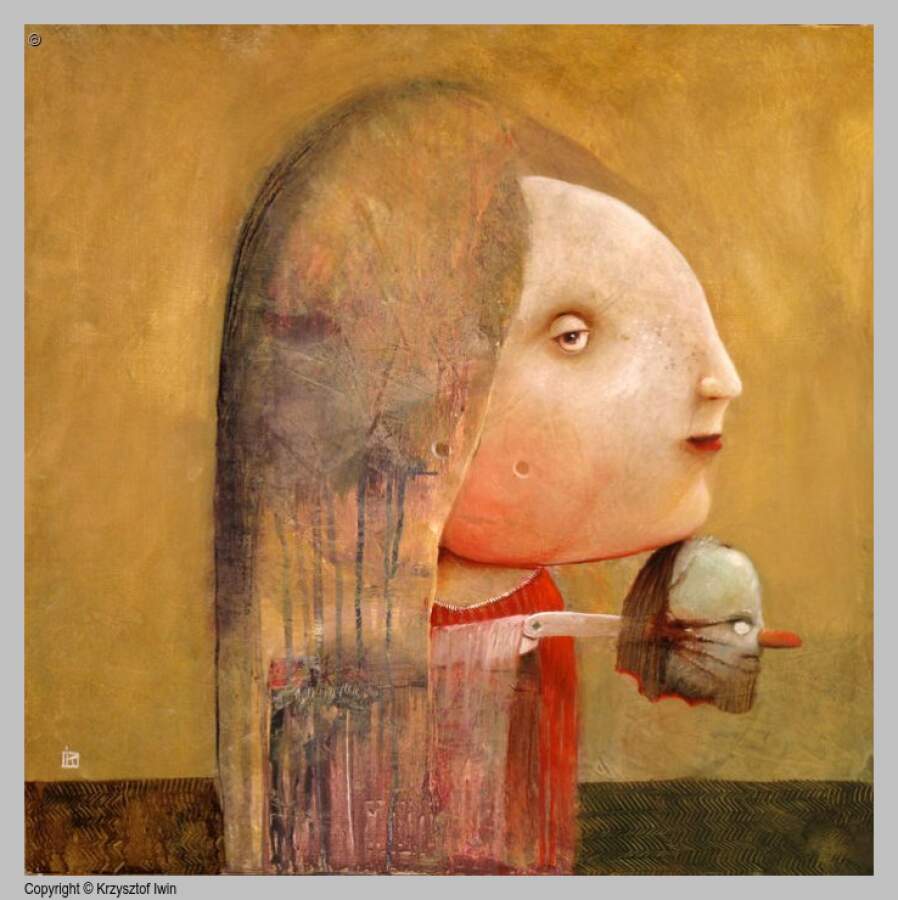 Salome - olej na płycie, 50 x 50 cm, 2009 r.