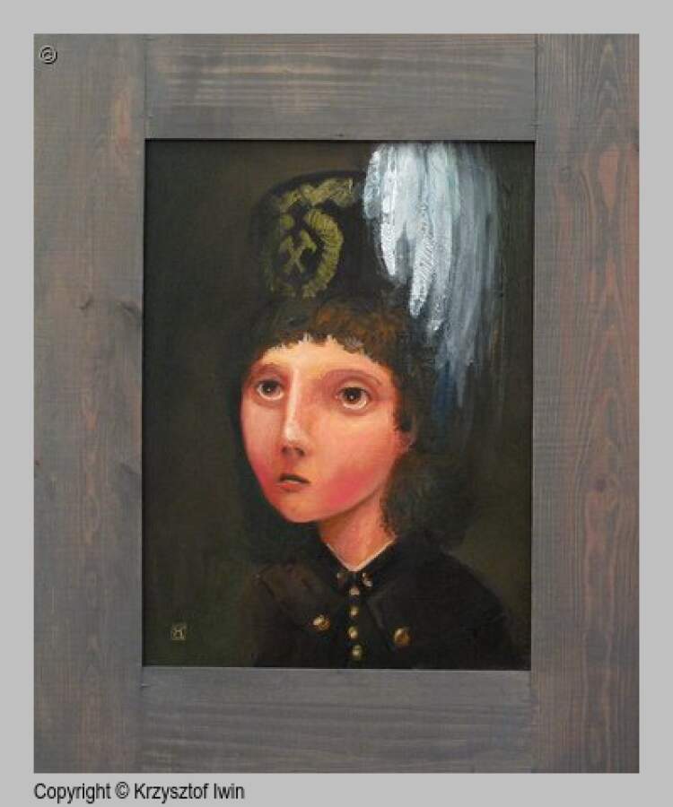 Barbórka - akryl na płycie, 30 x 40 cm, 2010 r.